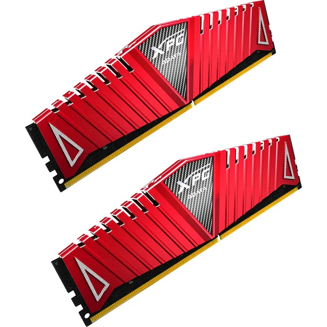 Adata XPG Z1 16GB (2 x 8GB) DDR4 SDRAM Memory Kit - 16 GB (2 x 8GB) - DDR4-2400/PC4-19200 DDR4 SDRAM - 2400 MHz - CL16 - 1.20 V - Non-ECC - 288-pin - DIMM
