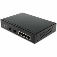 AddOn 10/100/1000Base-TX(RJ-45) x4 to 2 Open SFP Port POE+ Media Converter - 100% compatible and guaranteed to work