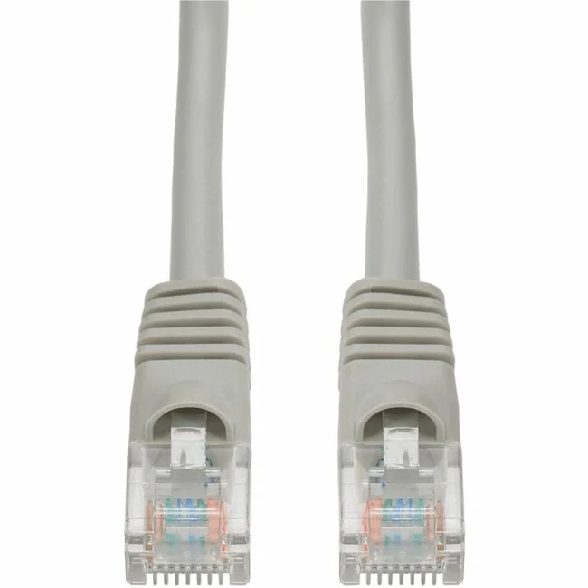 AddOn 15ft RJ-45 (Male) to RJ-45 (Male) Straight Gray Cat6 UTP PVC Copper Patch Cable