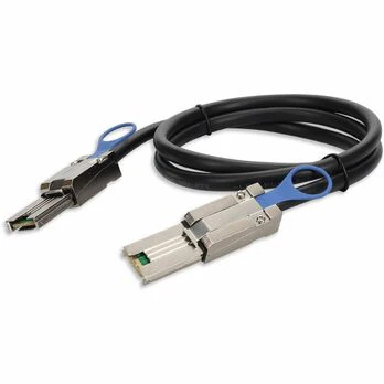AddOn 2.00m (6.56ft) SFF-8088 Male to SFF-8088 Male Black Mini-SAS Cable