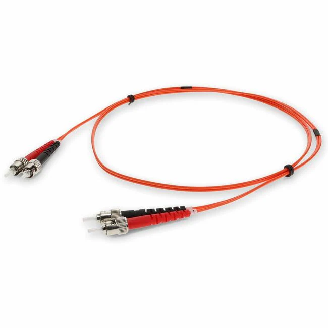 AddOn 3m Multi-Mode Fiber (MMF) Duplex ST/ST OM1 Orange Patch Cable
