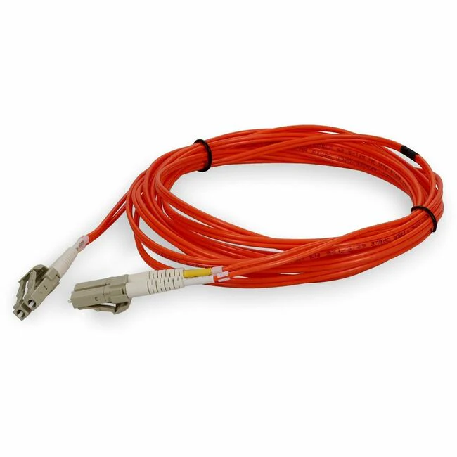 AddOn 5m Multi-Mode Fiber (MMF) Duplex LC/LC OM1 Orange Patch Cable for HP