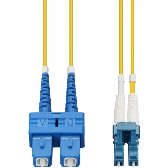AddOn 5m SMF 9/125 Duplex SC/LC OS1 Yellow OFNR (Riser Rated) Patch Cable