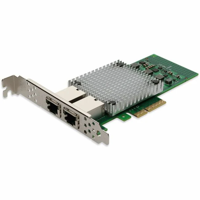 AddOn ADD-PCIE3-2RJ45-10G 10Gigabit Ethernet Card - PCI Express 3.0 x8 - 2 Port(s) - 2 - Twisted Pair - 10GBase-T - Plug-in Card