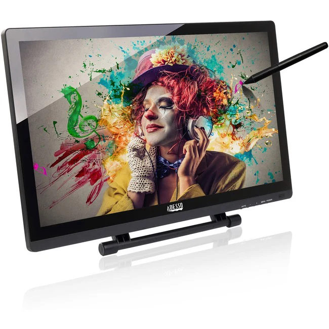 Adesso CyberTablet T22HD- 21.5 Inch Tablet Monitor - Graphics Tablet - 21.5" - 18.75" x 10.50" - 5080 lpi Cable - 16.7 Million Colors - Pen - VGA, USB, Digital Audio/Video - HDMI - 1 x DVI - 1 - 1 x VGA