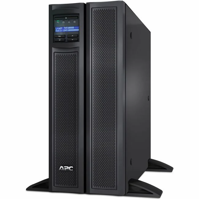 APC by Schneider Electric Smart-UPS X 3000VA Rack/Tower LCD 100-127V - 4U Rack-mountable - 3 Hour Recharge - 6 Minute Stand-by - 120 V Input - 120 V AC Output - Sine Wave - USB - 1 x NEMA L5-30R, 3 x NEMA 5-20R, 6 x NEMA 5-15R - 10 x Battery/Surge Outlet