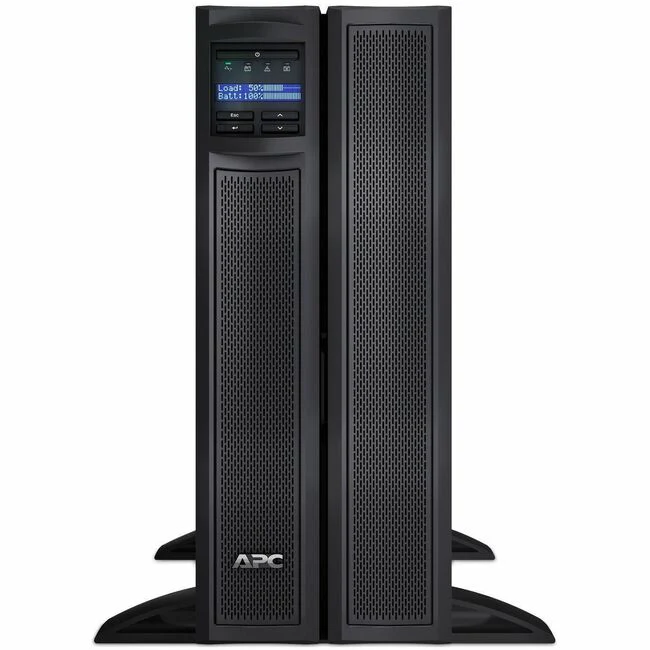 APC by Schneider Electric Smart-UPS X 3000VA Rack/Tower LCD 100-127V with Network Card - 4U Rack-mountable - 3 Hour Recharge - 6 Minute Stand-by - 120 V Input - 120 V AC Output - Sine Wave - Serial Port - USB - 1 x NEMA L5-30R, 3 x NEMA 5-20R, 6 x NEMA 5-
