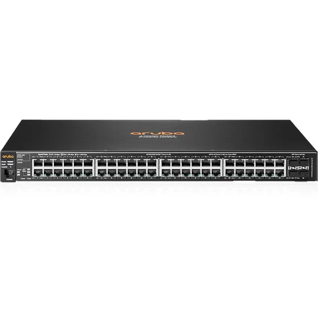 Aruba 2530-48G Switch - 48 Ports - Manageable - Gigabit Ethernet - 10/100/1000Base-T - Refurbished - 2 Layer Supported - 4 SFP Slots - Twisted Pair, Optical Fiber - 1U High - Rack-mountable, Wall Mountable, Desktop