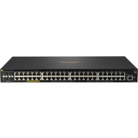 Aruba 2930F 48G PoE+ 4SFP 740W Switch - 48 Ports - Manageable - Gigabit Ethernet - Refurbished - 3 Layer Supported - Modular - 4 SFP Slots - 980 W Power Consumption - Twisted Pair, Optical Fiber - 1U High - Rack-mountable, Desktop
