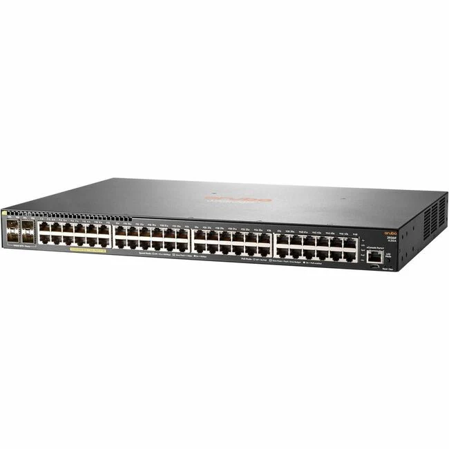 Aruba 2930F 48G PoE+ 4SFP+ Switch - 48 Ports - Manageable - 10 Gigabit Ethernet, Gigabit Ethernet - 10/100/1000Base-T, 10GBase-X - 3 Layer Supported - Modular - 459 W Power Consumption - 370 W PoE Budget - Twisted Pair, Optical Fiber - 1U High - Rack-moun
