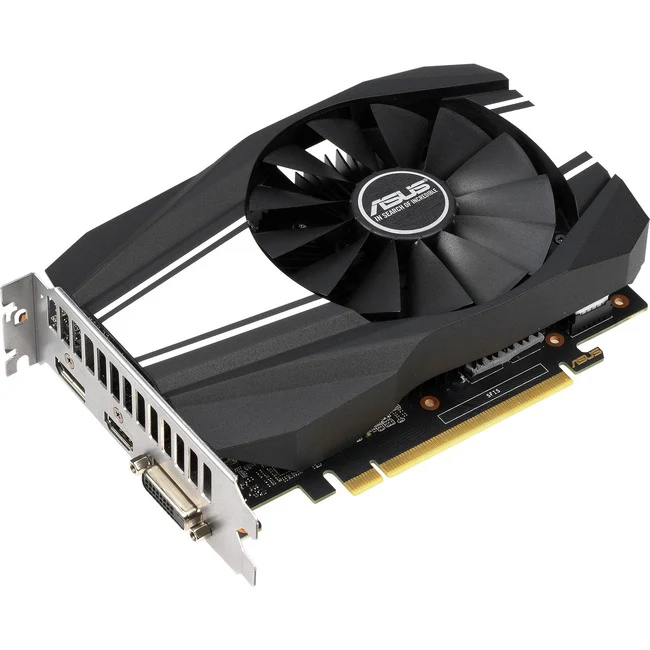 Asus NVIDIA GeForce GeForce GTX 1650 SUPER Graphic Card - 4 GB GDDR6 - 1.53 GHz Core - 1.74 GHz Game Clock - 1.77 GHz Boost Clock - 128 bit Bus Width - PCI Express 3.0 - DisplayPort - 1 x DisplayPort - HDMI - DVI