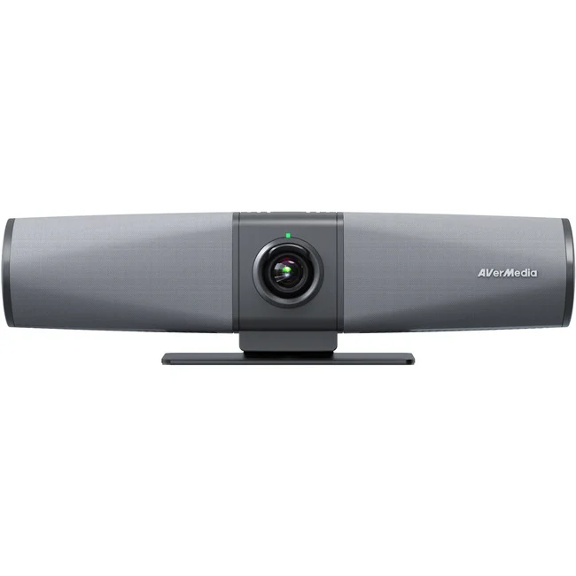 AVerMedia Mingle Bar Webcam - 30 fps - USB 3.2 (Gen 1) Type C. TAA and NDAA Compliant - 3840 x 2160 Video - Auto-focus - Widescreen - Microphone - Network (RJ-45) - Windows 10