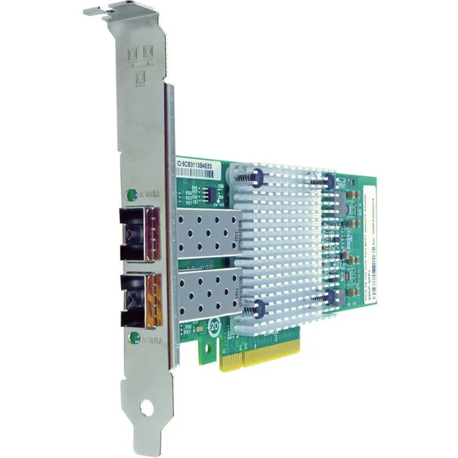 Axiom 10Gbs Dual Port SFP+ PCIe 3.0 x8 NIC Card for HP - 1QL47AA - PCI Express 3.0 x8 - 10 GB/s Data Transfer Rate - Intel X710-BM2 - 2 Port(s) - Optical Fiber - 10GBase-X - SFP+ - Plug-in Card