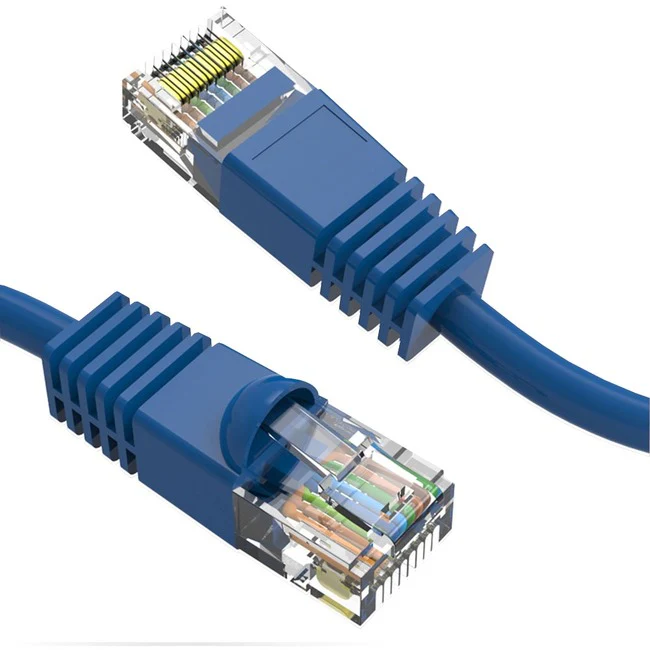 Axiom 20FT CAT6 UTP 550mhz Patch Cable Snagless Molded Boot (Blue)