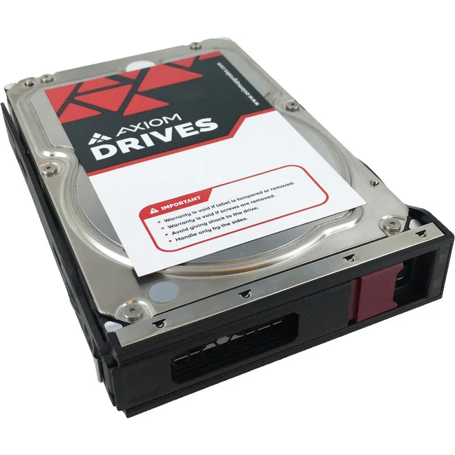 Axiom 6TB 12Gb/s SAS 7.2K RPM LFF 512e Hot-Swap HDD for HP - 861746-B21 - Server Device Supported - 7200rpm - Hot Swappable - 5 Year Warranty