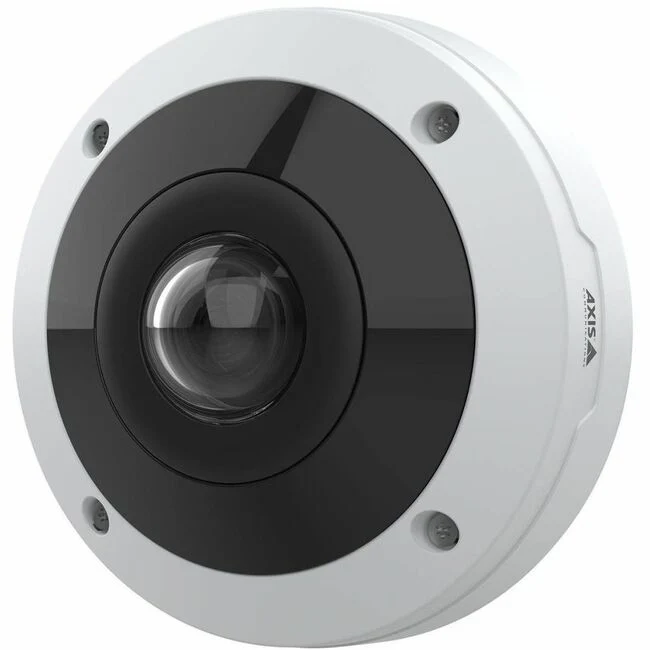 AXIS M4318-PLR 12 Megapixel Outdoor 4K Network Camera - Color - Fisheye - White - TAA Compliant - 49.21 ft Infrared Night Vision - H.264M (MPEG-4 Part 10/AVC), H.264H (MPEG-4 Part 10/AVC), Motion JPEG, Zipstream, H.264M, H.264H, H.265 - 3840 x 2160 - 1.20