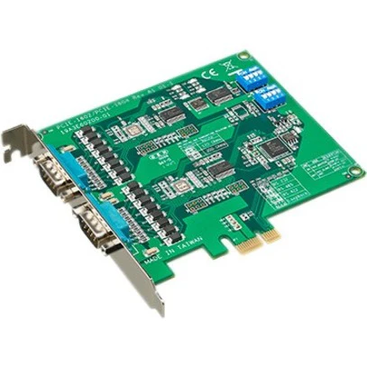 B+B SmartWorx 2-port RS-232 PCI Express Communication Card w/Surge and Isolation - Plug-in Card - PCI Express 2.0 x1 - PC, Linux - 2 x Number of Serial Ports External