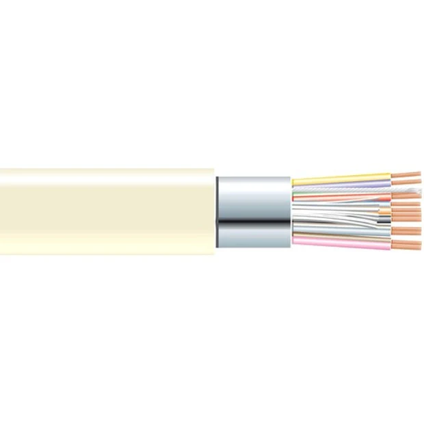 Black Box RS-232 Bulk Serial Cable - Shielded, PVC, 7-Conductor, 500-ft. (152.4-m)