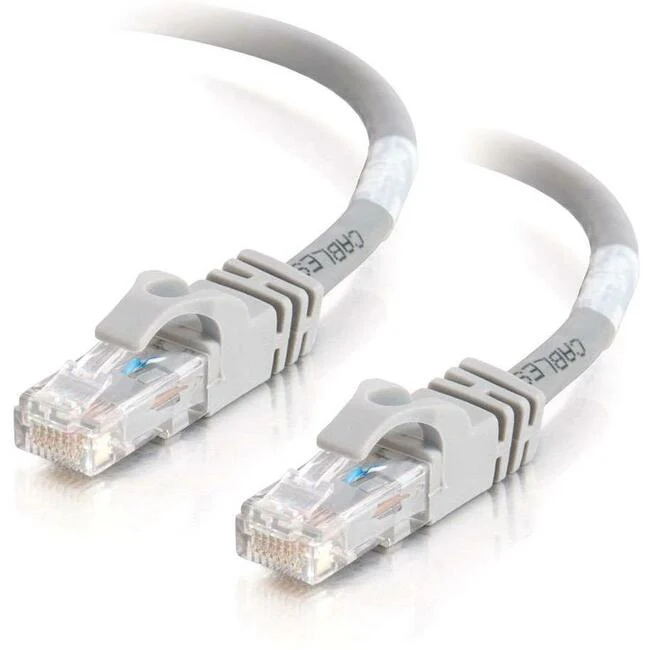 C2G 14 ft Cat6 Snagless Crossover UTP Unshielded Network Patch Cable - Gray
