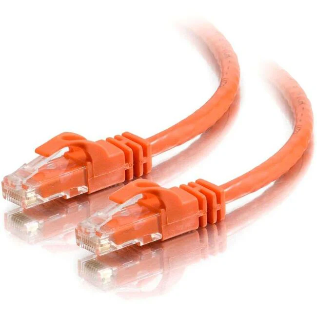 C2G 5 ft Cat6 Snagless Crossover UTP Unshielded Network Patch Cable - Orange