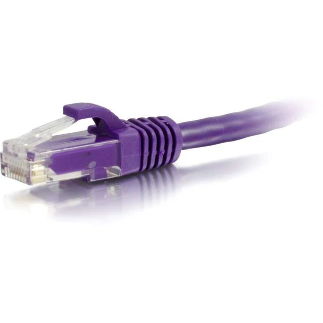 C2G 75ft Cat6 Snagless Unshielded (UTP) Ethernet Network Cable - Purple