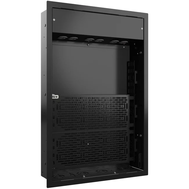 Chief Proximity Extra-Large In-Wall Storage Box with 6-Receptacles and Lever Lock