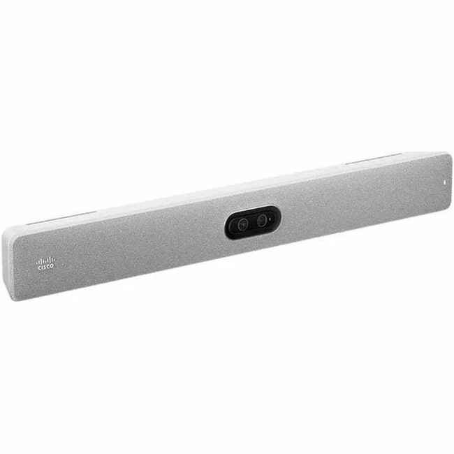 Cisco Room Bar Pro - First Light Video Conference Equipment - For Meeting Room - 3840 x 2160 Video (Live) - H.460.18/19, H.323, SIP, H.235, H.245 - 4K - 60 fps - H.263, H.264, H.265, H.239, H.264 AVC - G.711, G.722, G.722.1, G.729, AAC-LD, Opus - 4 x Netw