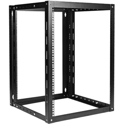 Claytek 15U 800mm Adjustable Wallmount Server Cabinet with 1U 24-port Cat6 Patch Panel