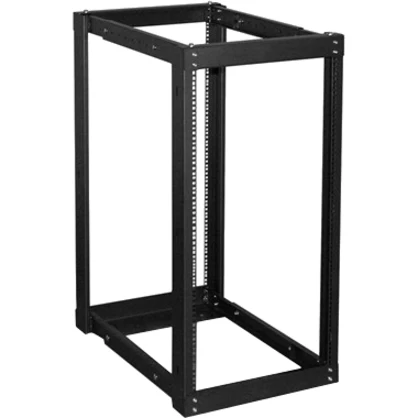 Claytek 22U 1100mm Adjustable Open Frame Server Rack with 1U Supporting Tray