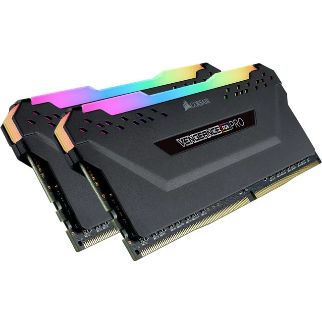 Corsair Vengeance RGB Pro 16GB DDR4 SDRAM Memory Module Kit - For Desktop PC - 16 GB (2 x 8GB) - DDR4-3200/PC4-25600 DDR4 SDRAM - 3200 MHz - CL16 - 1.35 V - Non-ECC - Unbuffered - 288-pin - DIMM