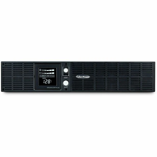 CyberPower OR2200LCDRTXL2U Smart App LCD UPS Systems - 2100VA/1650W, 120 VAC, NEMA 5-20P, 2U, Rack / Tower, 8 Outlets, LCD, PowerPanel&reg; Business, $300000 CEG, 3YR Warranty
