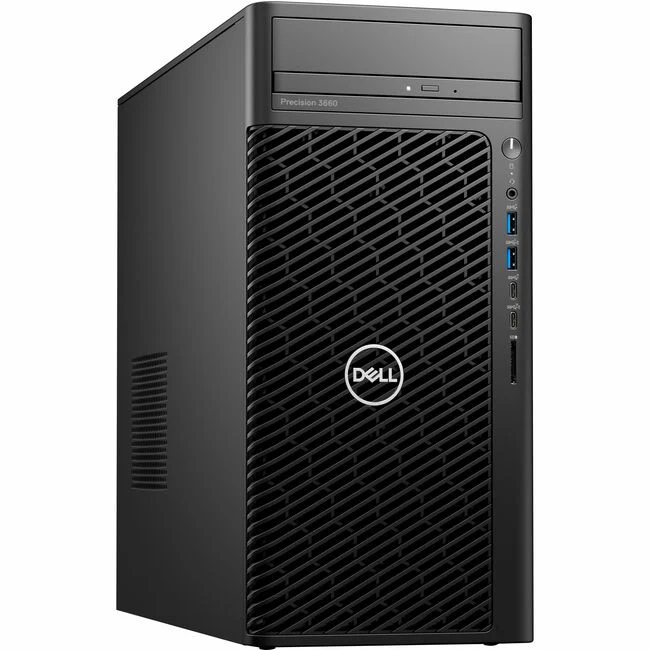 Dell Precision 3000 3660 Workstation - Intel Core i7 Hexadeca-core (16 Core) i7-13700 13th Gen 2.10 GHz - 16 GB DDR5 SDRAM RAM - 512 GB SSD - Tower - Intel Chip - Windows 11 Pro - NVIDIA T1000 4 GB Graphics - DVD-Writer - Serial ATA Controller - English (