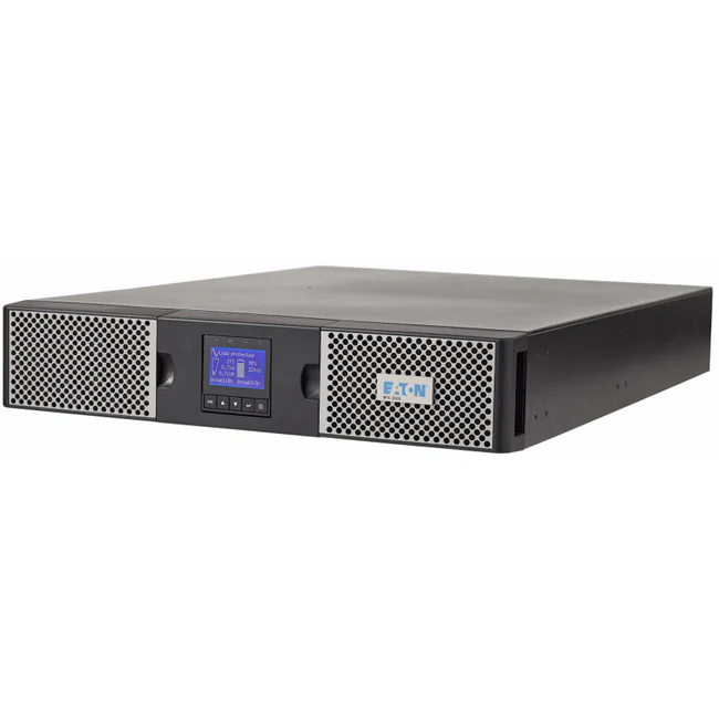 Eaton 9PX 1500VA 1350W 120V Online Double-Conversion UPS - 5-15P, 8x 5-15R Outlets, Cybersecure Network Card, Extended Run, 2U Rack/Tower - 2U Rack/Tower - 120 V AC Input - 120 V AC Output - 8 x NEMA 5-15R