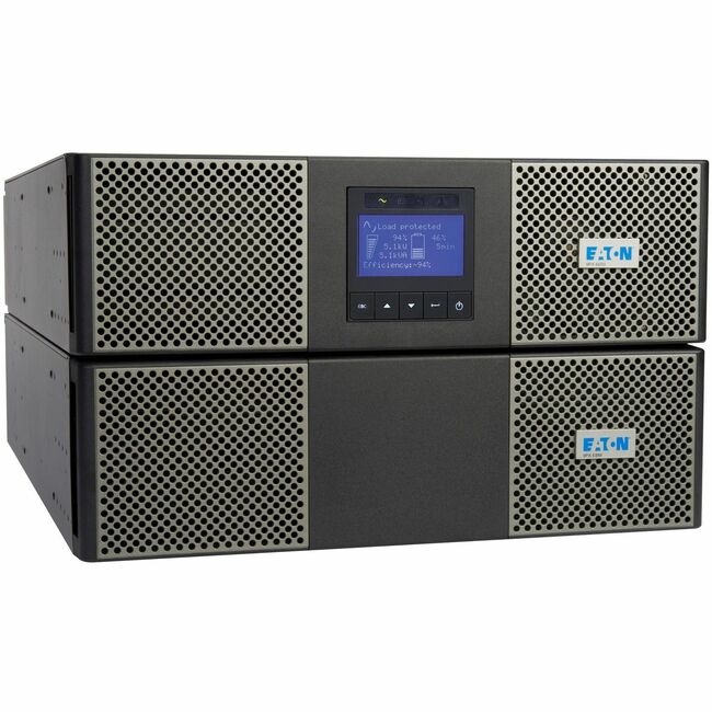 Eaton 9PX 3000VA 3000W 208V Online Double-Conversion UPS - L6-30P, 6x 5-20R, 1 L6-30R, 1 L14-30R Outlets, Cybersecure Network Card, Extended Run, 6U Rack/Tower - 6U Rack/Tower - 7 Minute Stand-by - 230 V AC Input - 120 V AC, 208 V AC, 240 V AC, 100 V AC,