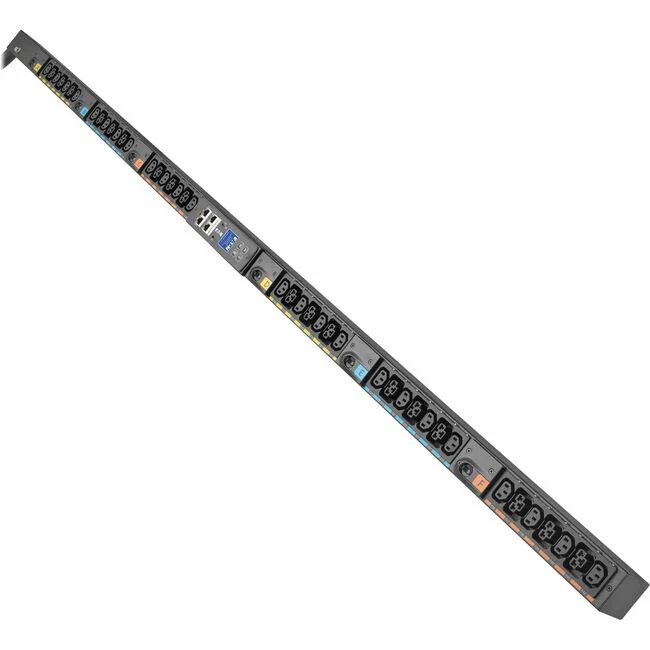 Eaton G4 Single-Phase Metered Input Rack PDU, 208V, 42 Outlets, 24A, 5.8kW, L6-30 Input, 10 ft. Cord, 0U Vertical - Metered - NEMA L6-30P - 24 x IEC 60320 C13, 18 x IEC 60320 C39 - 230 V AC - Circuit Breaker - Network (RJ-45) - 10 ft Cord Length - 0U - Ve