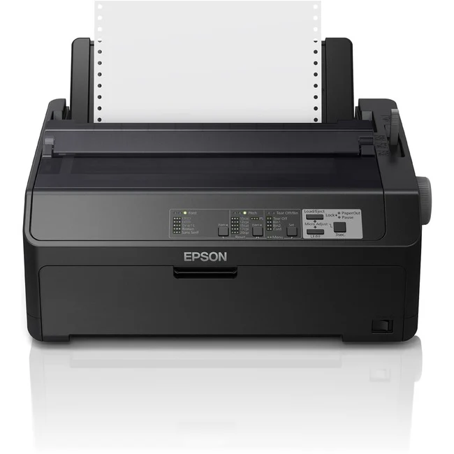 Epson FX-890II 9-pin Dot Matrix Printer - Monochrome - Energy Star - 680 cps Mono - 8.50" , 6.50" , 9.50" Width x 11" , 3.60" , 4.10" Length - USB - Parallel - Ethernet