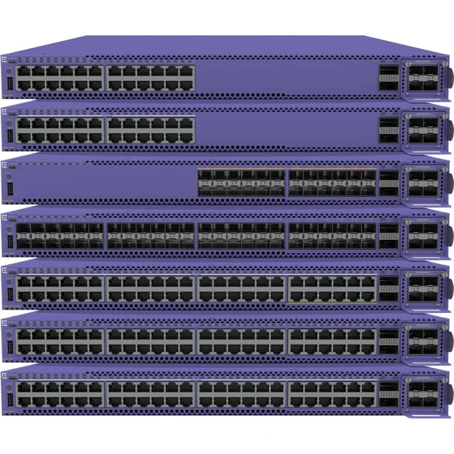 Extreme Networks ExtremeSwitching 5520 48 Ports SFP Switch - Manageable - Gigabit Ethernet, 100 Gigabit Ethernet - 100GBase-X, 1000Base-X - 3 Layer Supported - Modular - 48 SFP Slots - 255 W Power Consumption - Optical Fiber - PoE Ports - 1U High - Rack-m