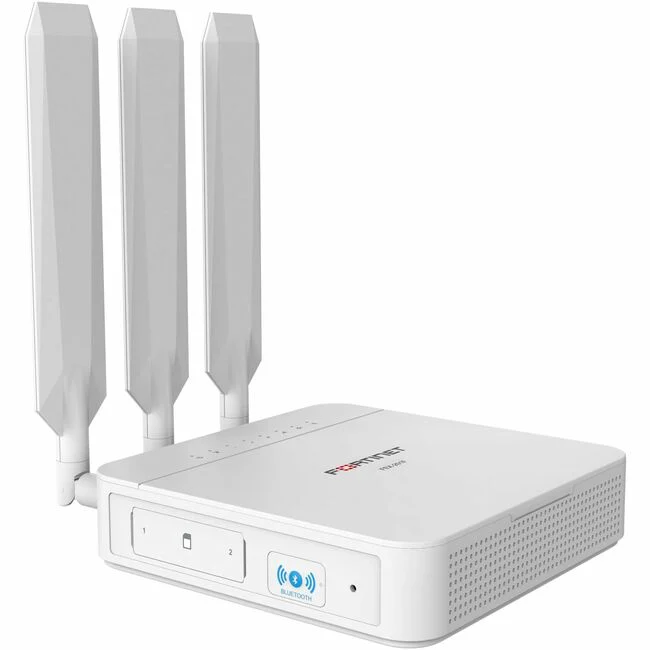 Fortinet FortiExtender FEX-201F 2 SIM Ethernet, Cellular Wireless Router - 4G - HSPA+, LTE, UMTS(3 x Internal/3 x External) - 5 x Network Port - 5 x Broadband Port - USB - PoE Ports - Gigabit Ethernet - Desktop, Wall Mountable