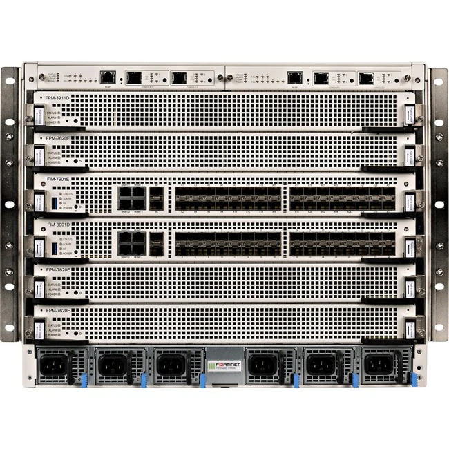Fortinet FortiGate 7060E Network Security/Firewall Appliance - 6 Total Expansion Slots - 8U - Rack-mountable