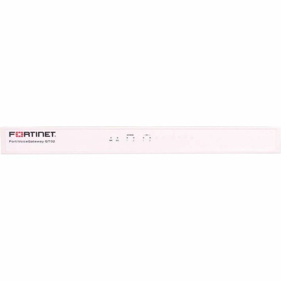 Fortinet FortiVoice FVG-GT02 VoIP Gateway - 2 x RJ-45 - USB - Management Port - Gigabit Ethernet - Rack-mountable