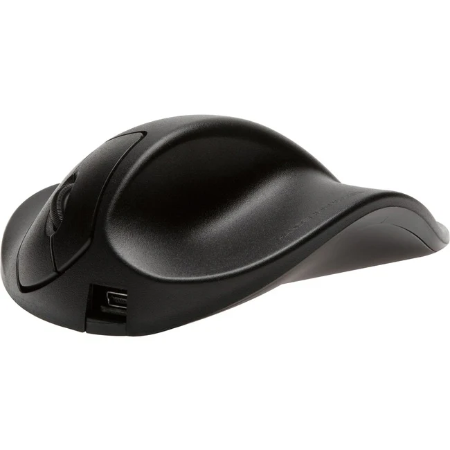 HandShoe L2WB-LC Mouse - BlueTrack - Cable - Black - USB 2.0 - 1500 dpi - Scroll Wheel - 3 Button(s) - Large Right handed