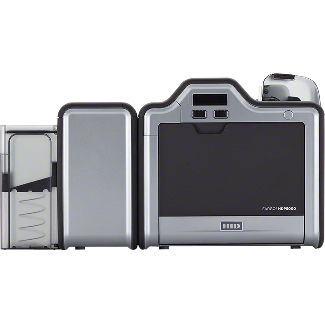 HID HDP5000 Desktop Dye Sublimation/Thermal Transfer Printer - Color - Card Print - Ethernet - USB - LCD Display Screen - 26 Second Color - 300 dpi - 3.37" Width x 2.12" Length