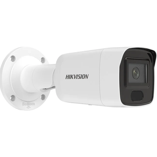 Hikvision AcuSense PCI-B15F4S 5 Megapixel Outdoor Network Camera - Color - Bullet - 131 ft Infrared Night Vision - H.265+, H.265, H.264+, H.264, MJPEG, H.265 (MP), H.264 (MP), H.264 BP, H.264 HP - 2592 x 1944 - 4 mm Fixed Lens - 30 fps - CMOS - Junction B