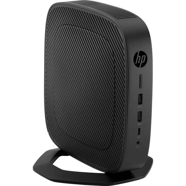 HP t640 Thin Client - AMD Ryzen R1505G Dual-core (2 Core) 2.40 GHz - AMD Chip - 4 GB RAM DDR4 SDRAM - 32 GB Flash - AMD Radeon Vega 3 Graphics - Gigabit Ethernet - HP Smart Zero - IEEE 802.11ax - DisplayPort - Network (RJ-45) - 7 Total USB Port(s) - 2 USB