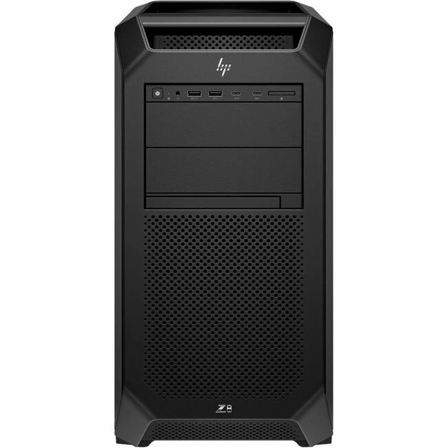 HP Z8 Fury G5 Workstation - 1 x Intel Xeon Dodeca-core (12 Core) w5-3425 3.20 GHz - 16 GB DDR5 SDRAM RAM - 512 GB SSD - Tower - Black - Intel W790 Chip - Windows 11 Pro - Serial ATA/600 Controller - 0, 1, 5, 10 RAID Levels - English Keyboard - Gigabit Eth