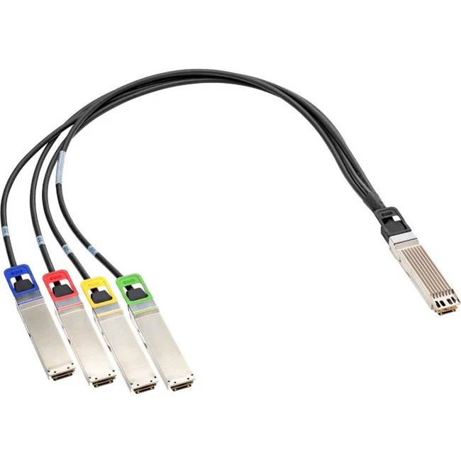 HPE InfiniBand NDR200 OSFP to 4xOSFP 2.5m Splitter Direct Attach Copper Cable
