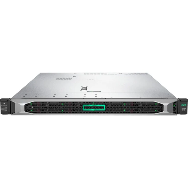 HPE ProLiant DL360 G10 1U Rack Server - 1 x Intel Xeon Gold 5218 2.30 GHz - 32 GB RAM - Serial ATA, 12Gb/s SAS Controller - Intel C621 Chip - 2 Processor Support - 1.54 TB RAM Support - Up to 16 MB Graphic Card - 10 Gigabit Ethernet - 8 x SFF Bay(s) - Hot