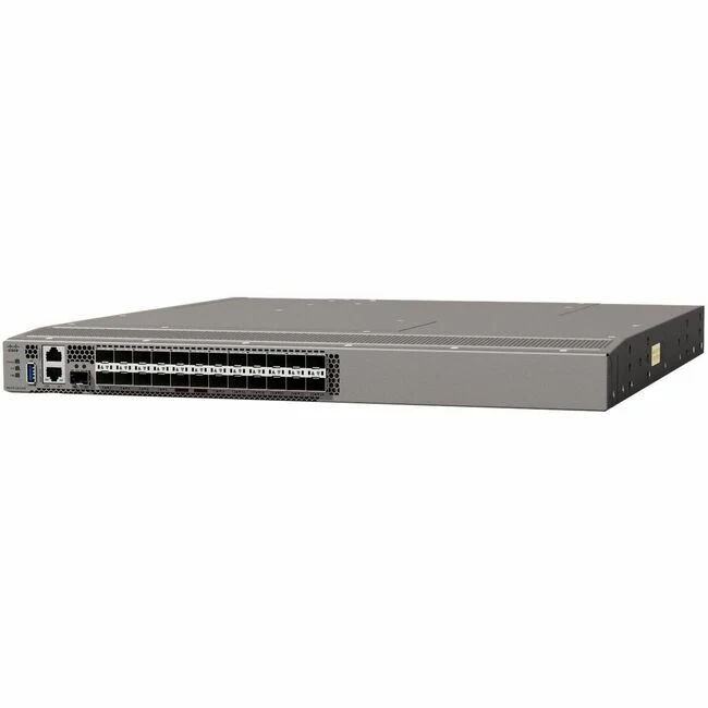 HPE SN6710C 64Gb 24/24 64Gb Short Wave SFP+ Fibre Channel Switch - 24 Ports - 64 Gbit/s - 24 Fiber Channel Ports - 24 x Total Expansion Slots - SFP+ - 24 x SFP+ Slots - Rack-mountable - 1U
