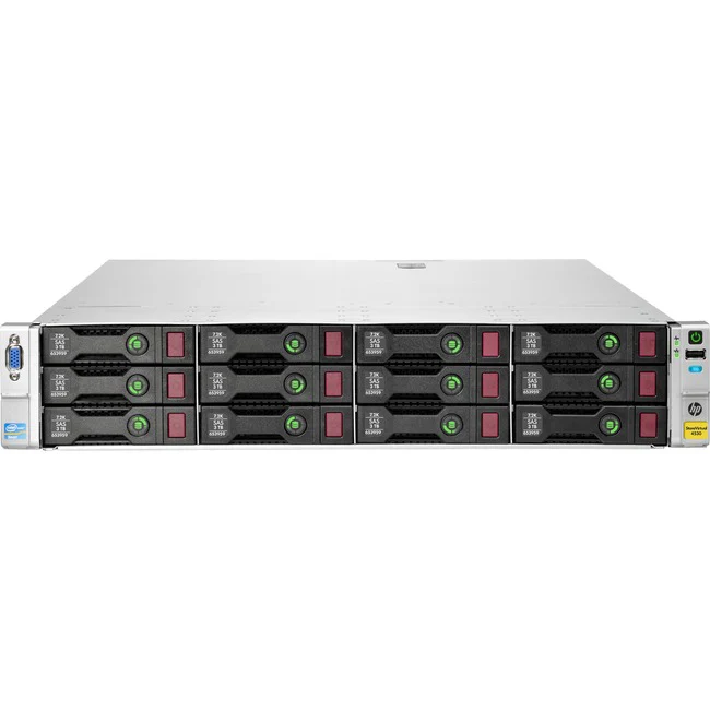 HPE StoreVirtual 4530 600GB SAS Storage - Refurbished - 1 Xeon 2 GHz - 12 x HDD Installed - 7.20 TB Installed HDD Capacity - 64 GB RAM - 6Gb/s SAS Controller - RAID Supported - 5, 6, 10 RAID Levels - 12 x Total Bays - 12 x 3.5" Bay - 10 Gigabit Ethernet -
