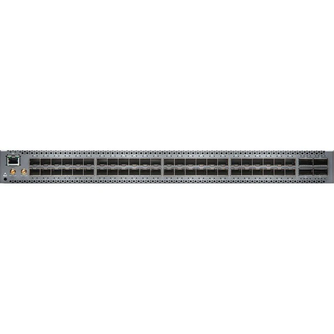 Juniper QFX5110-48S Ethernet Switch - Manageable - 10 Gigabit Ethernet, 100 Gigabit Ethernet - 10GBase-X, 100GBase-X - TAA Compliant - 3 Layer Supported - Modular - 300 W Power Consumption - Optical Fiber - 1U High - Rack-mountable - 1 Year Limited Warran